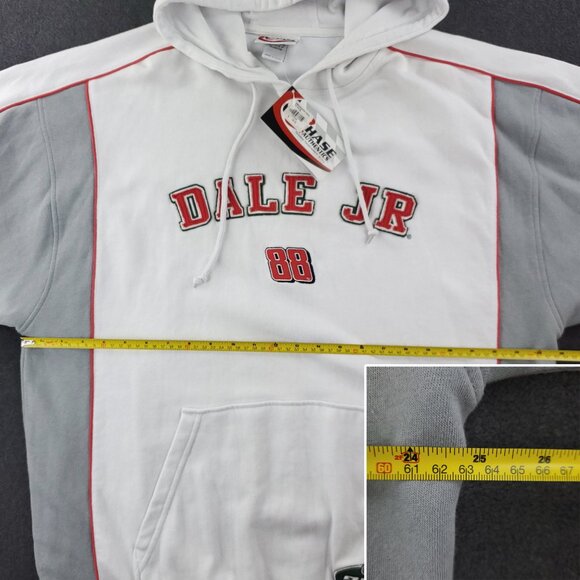 Dale Earnhardt Jr. Hoodie Fleece NASCAR Sweatshirt Chase Authentics Men's XL NWT - Picture 7 of 9